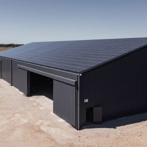 Hangar Solaire Triangle energie Asymétrique