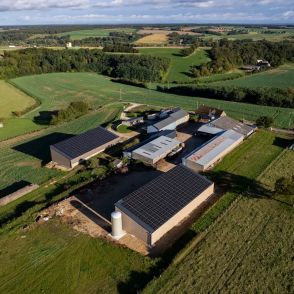 Hangar Solaire réalisé par Triangle energie Monopente