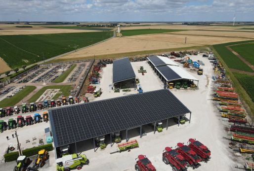 Bâtiment agricole Solaire et photovoltaïque réalisé par Triangle energie chez de agriculteurs dans toute la France