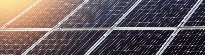 zoom sur panneau photovoltaique