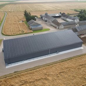 Hangar Solaire Triangle energie Asymétrique