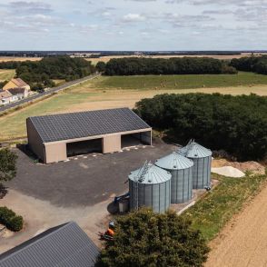 Hangar Solaire Triangle energie Asymétrique